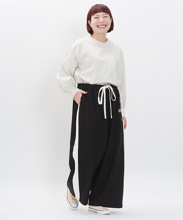 アズノゥアズオオラカ シェフパンツ 完売新品定価17380円 いまだけ価格 大きいサイズ】切替コーデュシェフPTL | アズノゥアズ