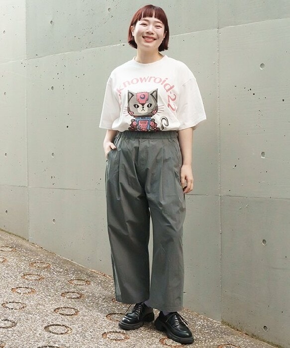 大きいサイズ】シャカッとタックPT | アズノゥアズオオラカ(AS KNOW