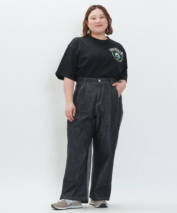 アズノゥアズオオラカ シェフパンツ 完売新品定価17380円 いまだけ価格 楽天市場】【大きいサイズ】脚長切替デニムシェフPT
