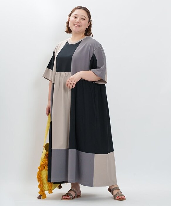 大きいサイズ 5 ひやひやパッチワンピース アズノウアズオオラカ 大きいサイズ】ひやひやパッチOP | アズノゥアズオオラカ(AS