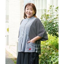【大きいサイズ】線の集まり前開きＰＯ
