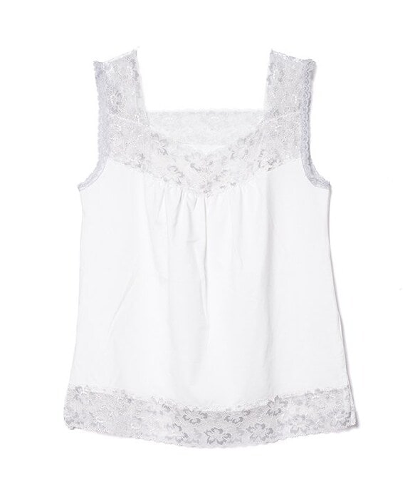 アズノゥアズオオラカ（AS KNOW AS olaca）/【大きいサイズ】エレガントレースタンク 大きいサイズ】エレガントレースタンク | アズノゥアズオオラカ(AS