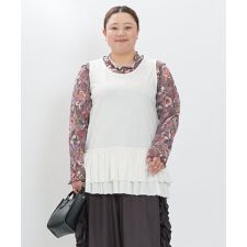 アズノゥアズオオラカ(AS KNOW AS olaca)の【大きいサイズ】どう着ても３ｉｎ１タンク