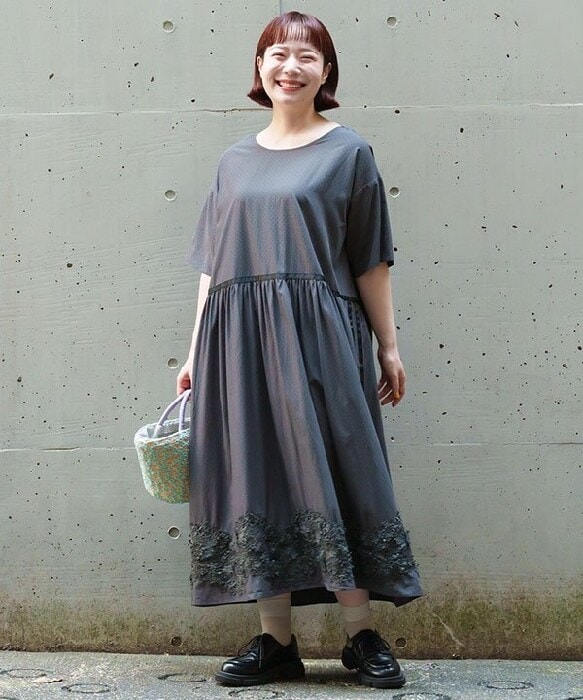 【大きいサイズ】AS KNOW AS olaca モッズコート ダメージ加工 AS KNOW olaca #anc アズノウアズ オオラカ コート 15 紺 麻混