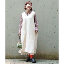 アズノゥアズオオラカ(AS KNOW AS olaca)の【大きいサイズ】アサっぽ落ち感ジャンＳＫ