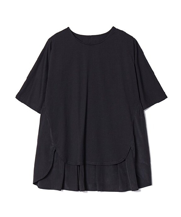 アズノウアズオオラカ☆のびっとラインPT☆クロ アズノウアズオオラカ ドット パッチワーク風 ブラウス XL