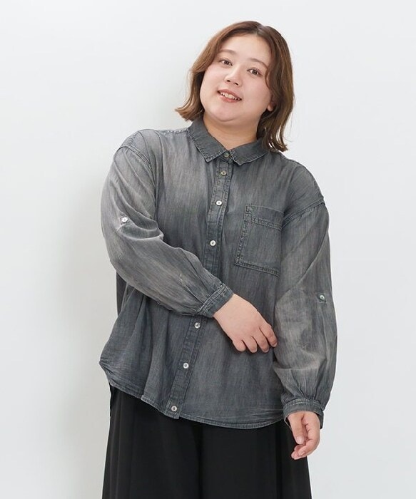 as know as olaca ピロピロモチーブラウス　黒 アズ ノゥ アズ オオラカ(AS KNOW AS olaca) レディース