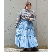 アズノゥアズオオラカ(AS KNOW AS olaca)の【大きいサイズ】ウスデニギャＳＫ