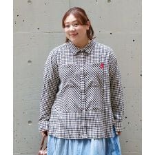アズノゥアズオオラカ(AS KNOW AS olaca)の【大きいサイズ】錯覚めいたギンガムＳＨ
