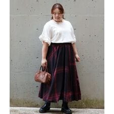 アズノゥアズオオラカ(AS KNOW AS olaca)の【大きいサイズ】ＢＩＧチェックなプリＳＫ