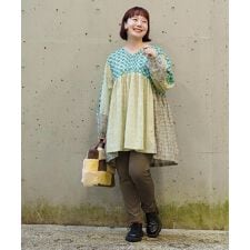 アズノゥアズオオラカ(AS KNOW AS olaca)の【大きいサイズ】ノービノビのスリムＰＴ