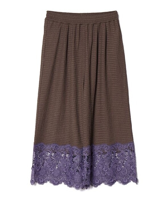 アズノゥアズオオラカ（AS KNOW AS olaca）/【大きいサイズ】のびのび３ＤレースＰＴ 大きいサイズ】のびのび3DレースPT | アズノゥアズオオラカ(AS