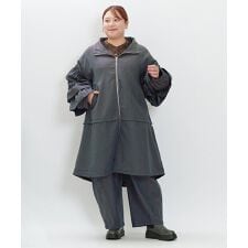 【大きいサイズ】フリルフリルロングコート