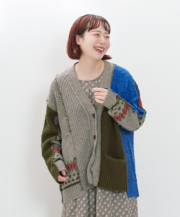 新品タグ＊19号 アズノゥアズオオラカ【大きいサイズ】複雑な完成カーディガン 大きいサイズ】複雑な完成CD | アズノゥアズオオラカ(AS KNOW