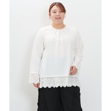 アズノゥアズオオラカ(AS KNOW AS olaca)の【大きいサイズ】出るところが可愛いロンＴ