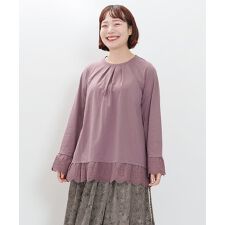 アズノゥアズオオラカ(AS KNOW AS olaca)の【大きいサイズ】出るところが可愛いロンＴ