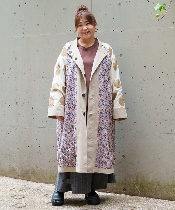 アズノゥアズオオラカ（AS KNOW AS olaca）/【大きいサイズ】人生に寄り添うリバコート 大きいサイズ】人生に寄り添うリバコート | アズノゥアズオオラカ(AS