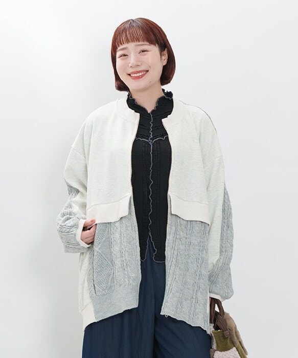 新品タグ＊19号 アズノゥアズオオラカ【大きいサイズ】複雑な完成カーディガン 新品タグ＊19号 アズノゥアズオオラカ【大きいサイズ】複雑な完成