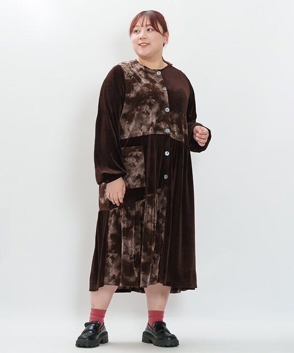 【未使用　タグ付　大きいサイズ】アズノゥアズ オオラカ　ロングワンピース シーンレスなワンピース - AS KNOW AS | アズノゥアズ