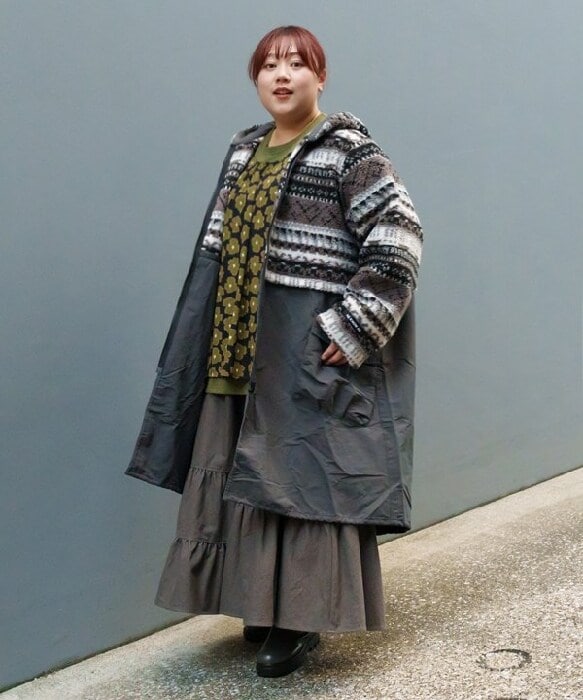 大きいサイズ】花咲くスライバーCO | アズノゥアズオオラカ(AS KNOW