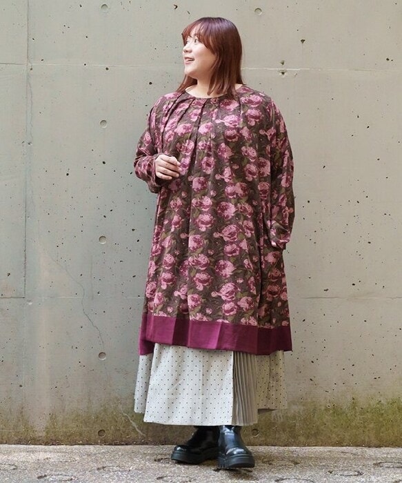 大きいサイズ】チェックでイエーOP | アズノゥアズオオラカ(AS KNOW