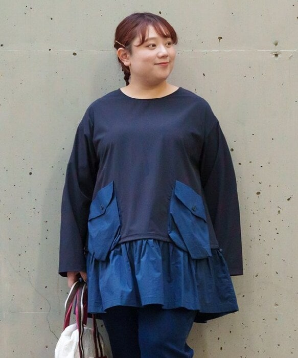 大きいサイズ】モールチェック刺繍SH | アズノゥアズオオラカ(AS