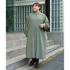 アズノゥアズオオラカ(AS KNOW AS olaca)の【大きいサイズ】ギャザシャカワンピ