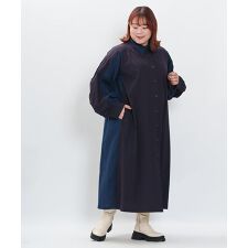 アズノゥアズオオラカ(AS KNOW AS olaca)の【大きいサイズ】ギャザシャカワンピ