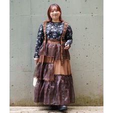 アズノゥアズオオラカ(AS KNOW AS olaca)の【大きいサイズ】ボリュチュールキャミＯＰ