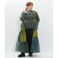 アズノゥアズオオラカ(AS KNOW AS olaca)の【大きいサイズ】ボリュチュールキャミＯＰ