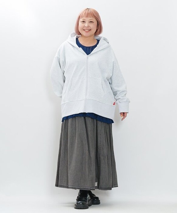 アズノウアズオオラカ　パーカー 中古・古着通販】As know as olaca (アズノウアズ オオラカ) ジップ