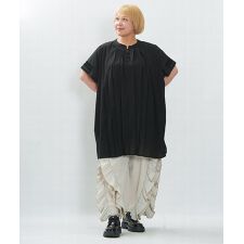 アズノゥアズオオラカ(AS KNOW AS olaca) レディース チュニック (黒色 