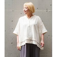 大きいサイズ】レースレースのギャザBL | アズノゥアズオオラカ(AS 