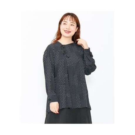 大きいサイズ】ランダムドット大釦PO | アズノゥアズオオラカ(AS  