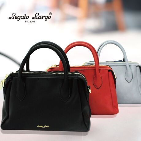 Legato Largo レガートラルゴ シュリンクフェイクレザー 3ツ口ボストンバッグ レガートラルゴ Legato Largo ファッション通販 マルイウェブチャネル To409 062 34 01