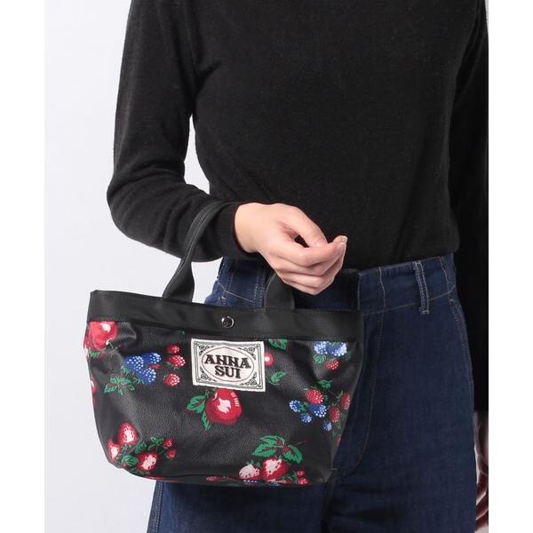 ANNASUIアナスイ花柄マーガレットレースハンドバッグ鞄 引っ込ま ANNASUIアナスイ花柄マーガレットレースハンドバッグ鞄 引っ込ま