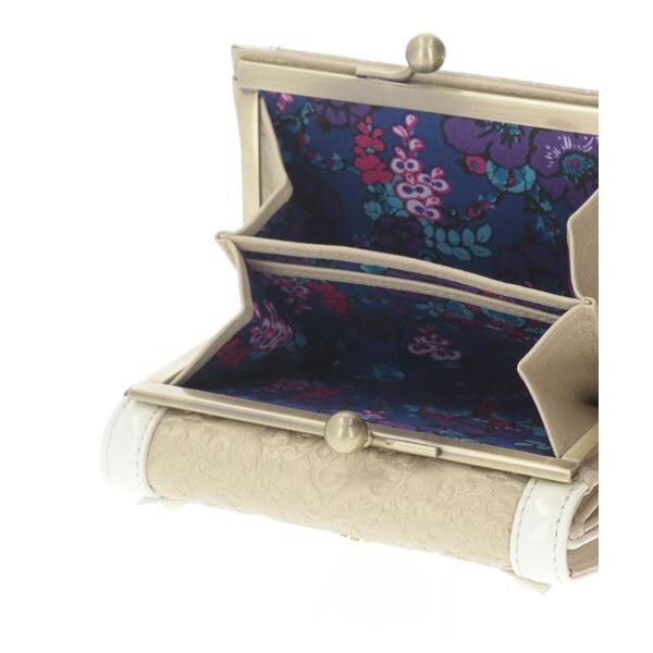 美品♡ANNA SUI アナスイ三つ折り財布 がま口 セルパン 完売品紫パープル セルパン 二つ折り口金財布 パープル(504478919) | アナスイ