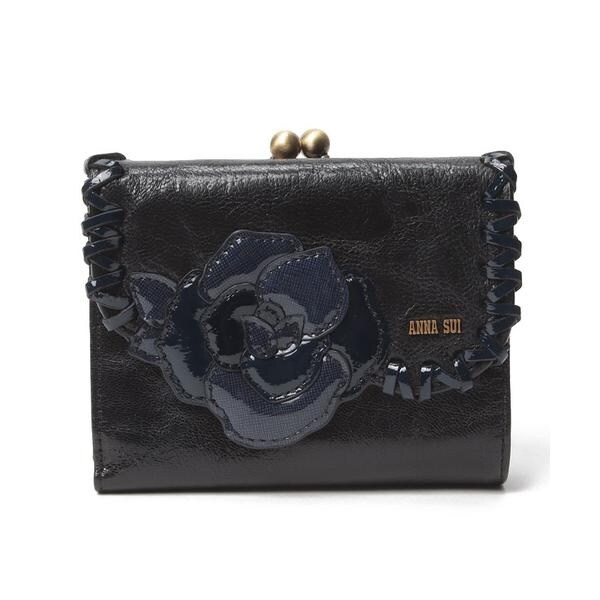 Amazon | [ANNA SUI] [アナスイ] ヴィンテージローズ 口金二つ折り財布 レディース 315622 マゼンタ | ANNA SUI  | 財布