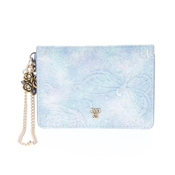 人気★ANNA SUI パピヨン 2面パスケース★バタフライ柄 おしゃれ 人気☆ANNA SUI パピヨン 2面パスケース☆バタフライ柄 おしゃれ
