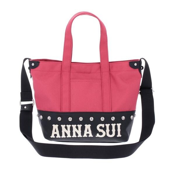 ANNA SUI bag &Wallet ハングアウト2wayミニトート ANNA SUI ハングアウト 2wayミニトート パープル -人気ブランド
