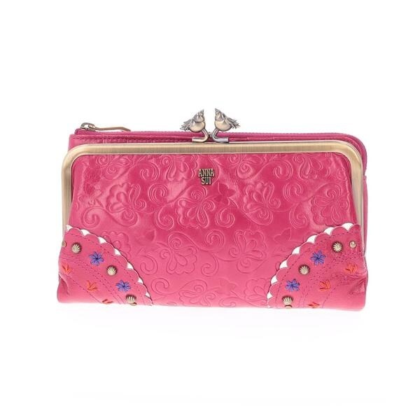 ANNA SUI アナスイ リトルバード 長財布 がま口 リトルバード 口金長財布 パープル | アナ スイ(ANNA SUI