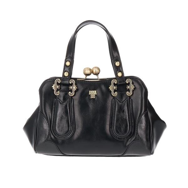 極美品 ANNA SUI アナスイ がま口 ハンドバッグ 2way ブラウン ディディオン 2wayバッグ / ANNA SUI | ファッション通販 【公式