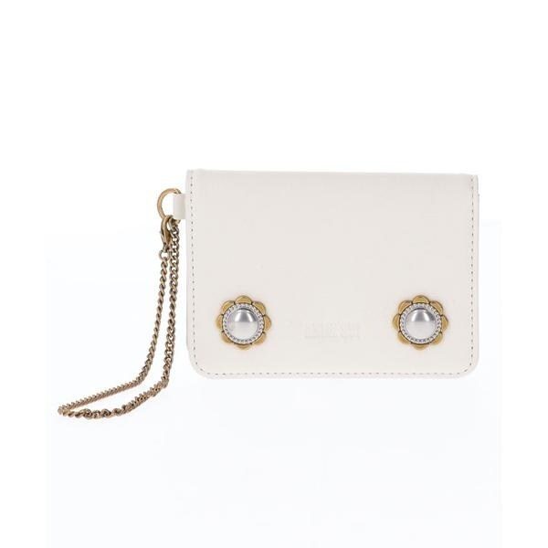 【美品】ANNA SUI カードケース　名刺入れ　レザー　ハート　ミニ財布 Amazon | [ANNA SUI] [アナ スイ]名刺入れ インザハート ブルー