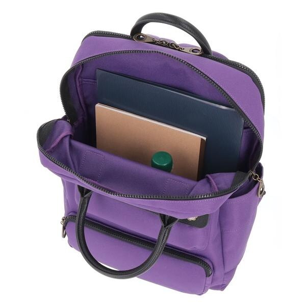 美品 ANNA SUI アナスイ ヴィンテージボタンバックパック リュック ANNA SUI ヴィンテージボタン バックパック パープル -人気