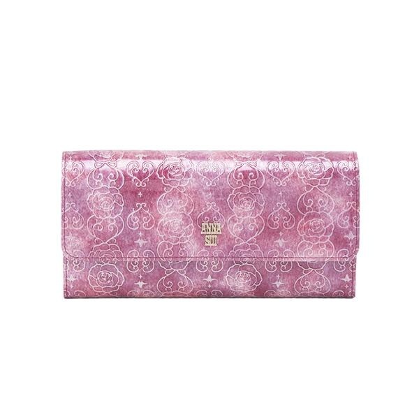 アナスイ ANNA SUI ローズハート フラップ長財布 | アナ スイ