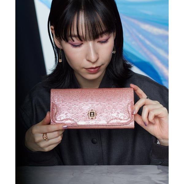 アナスイ ANNA SUI ローズハート 口金二つ折り財布 | アナ スイ