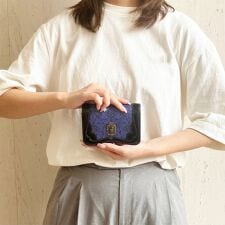 アナ スイ(ANNA SUI)のアナスイ ANNA SUI リーブル 内Lファスナー二つ折り財布