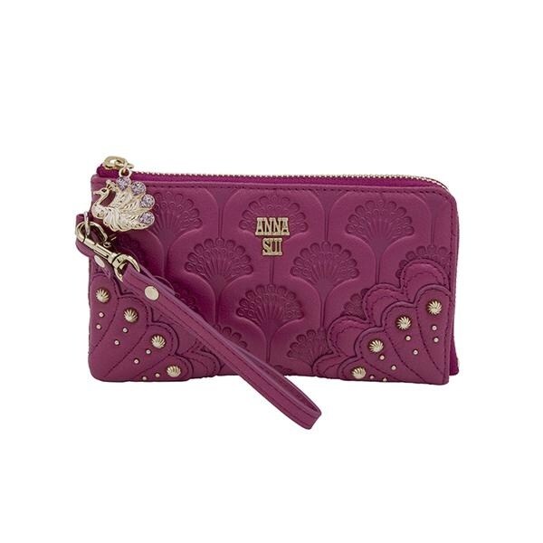 アナスイ ANNA SUI エレノア マルチケース （ターコイズ） -人気