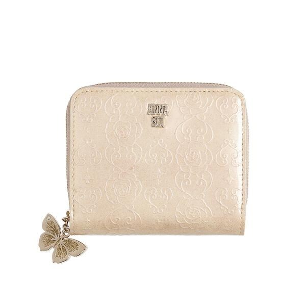 新品 アナスイ 二つ折り財布 コンパクト財布 ミニ財布 ブルボンローズ 薔薇 ANNA SUI 財布 ブルボン 二つ折り財布 レディース : ZOZOTOWN