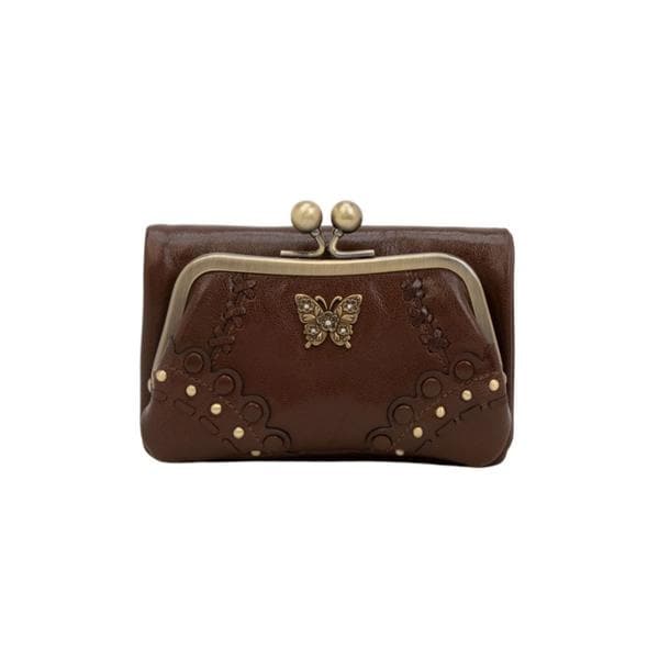 未使用品♡アナスイANNA SUI 財布 リーブル 二つ折り財布　アンティーク アナスイ ANNA SUI リーブル 内Lファスナー二つ折り財布 （クロ